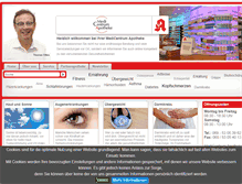 Tablet Screenshot of medicentrumapotheke.de